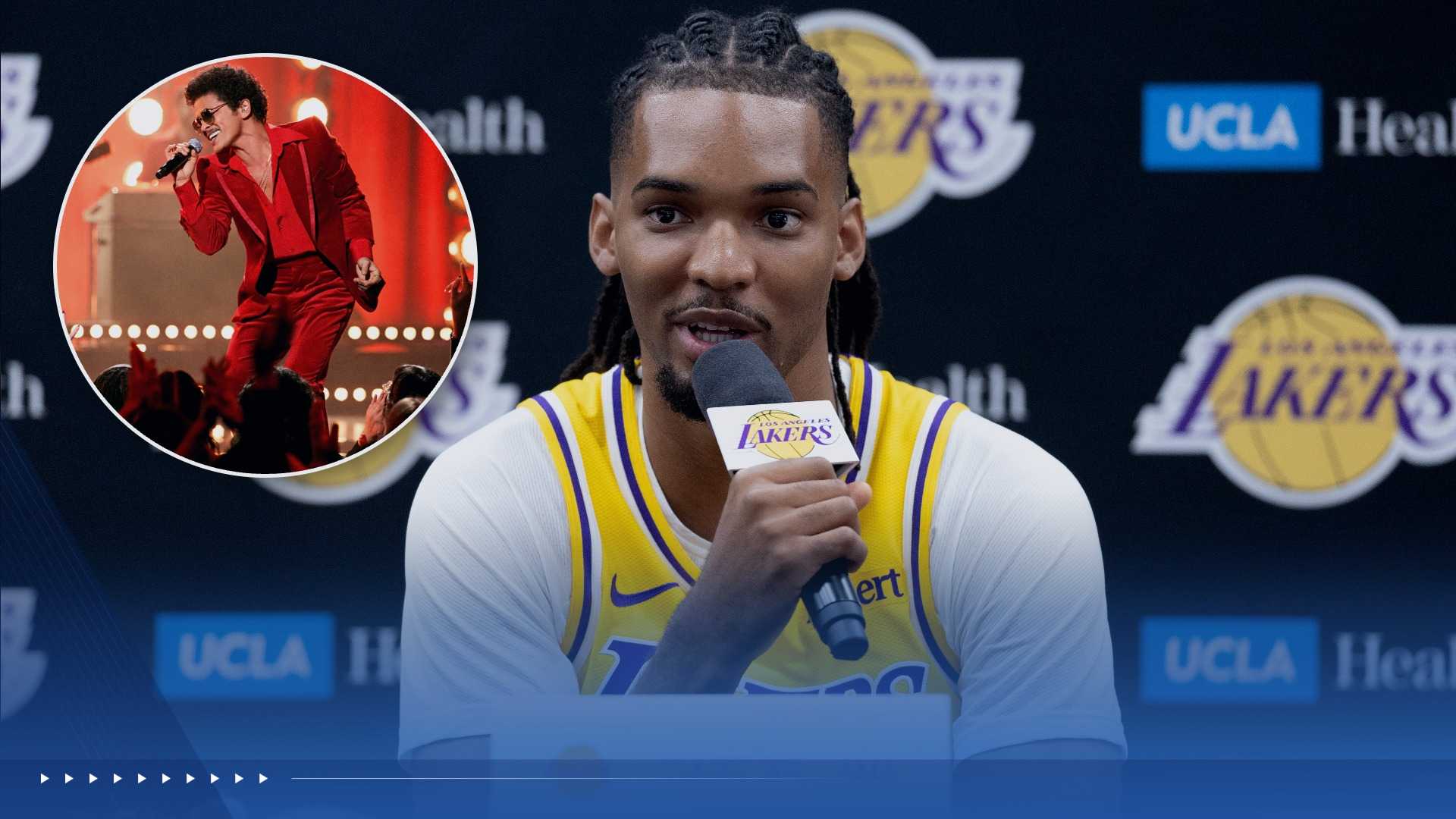 LA Lakers player proposes to longtime girlfriend at Bruno Mars concert — WISN 12 Milwaukee